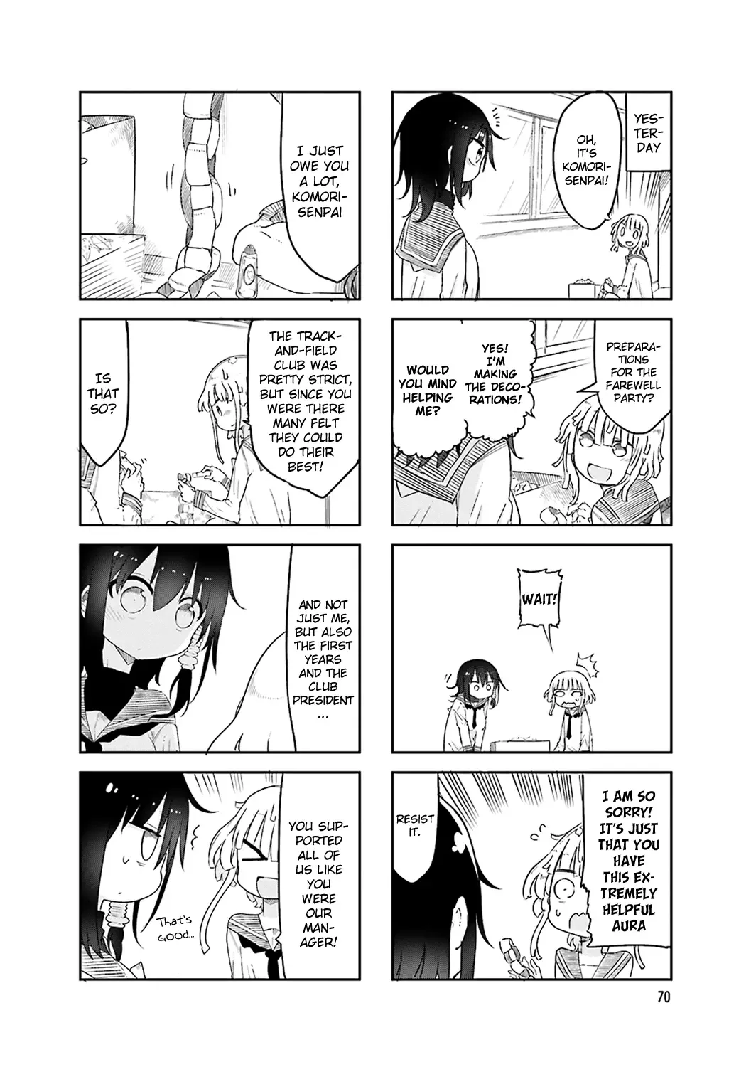 Komori-San Wa Kotowarenai! Chapter 52 page 2