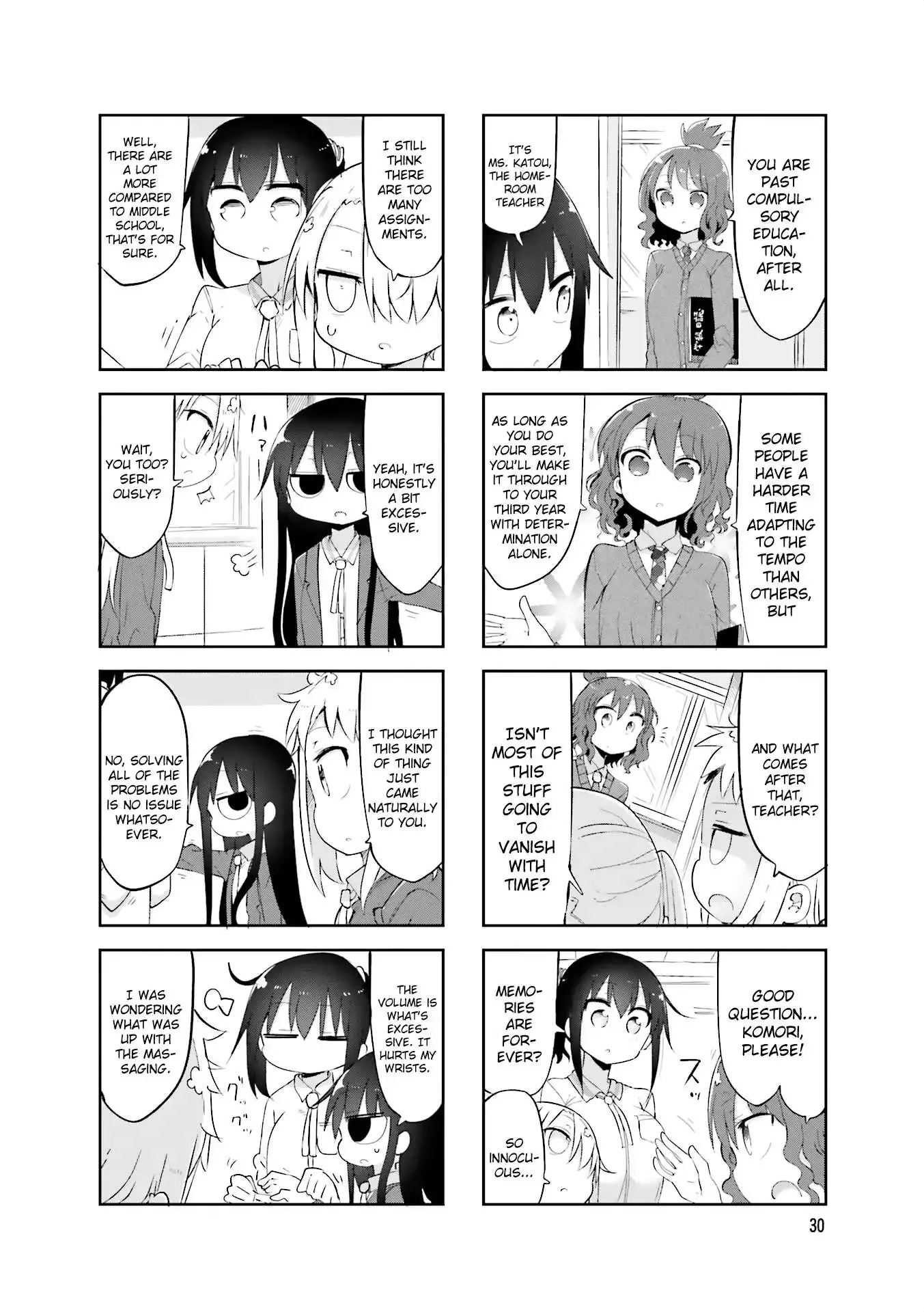Komori-San Wa Kotowarenai! Chapter 59 page 2