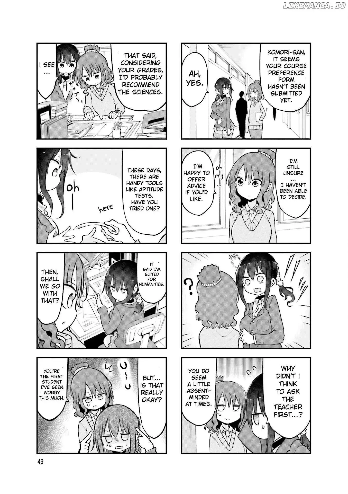 Komori-San Wa Kotowarenai! Chapter 89 page 9