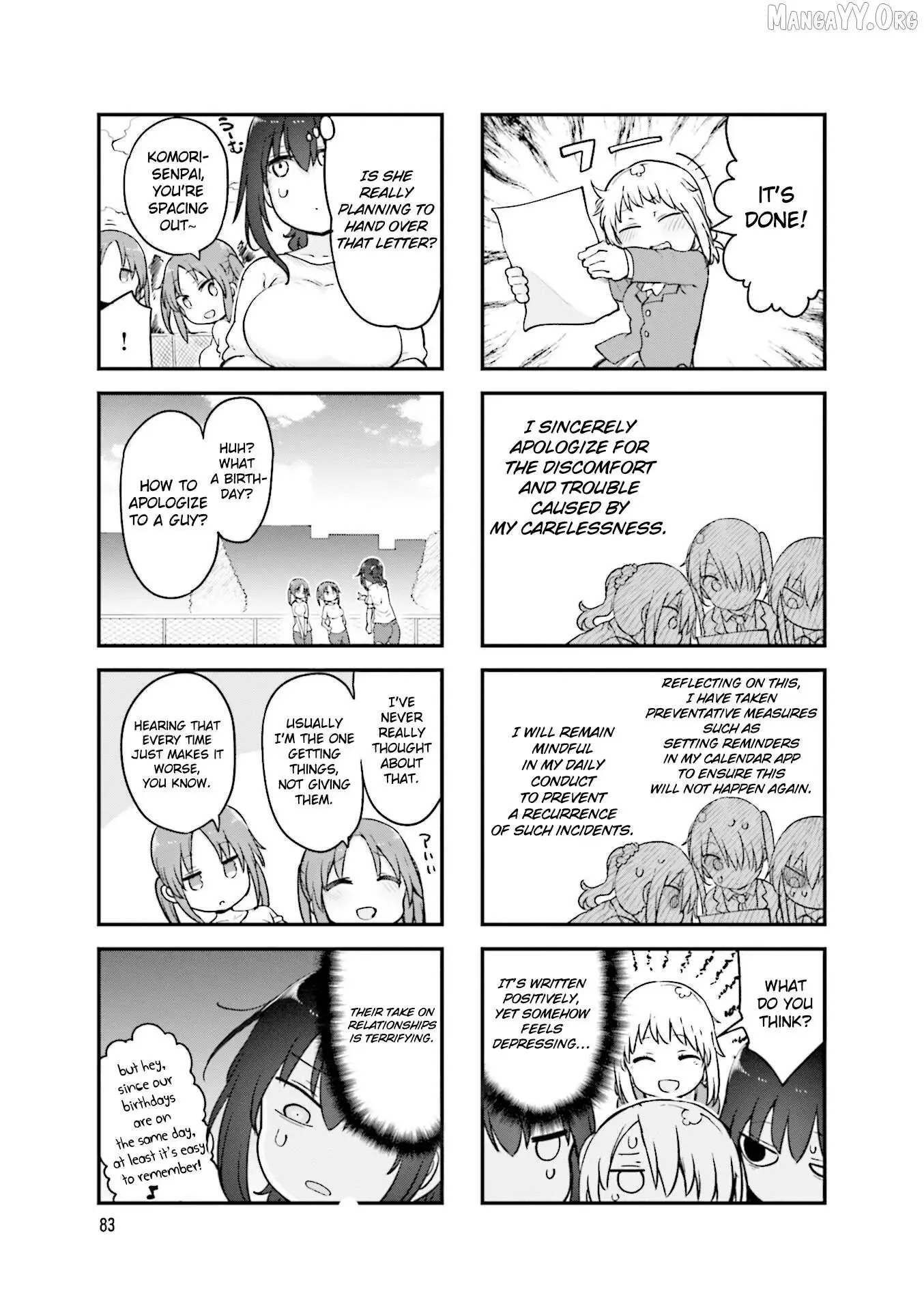 Komori-San Wa Kotowarenai! Chapter 133 page 6