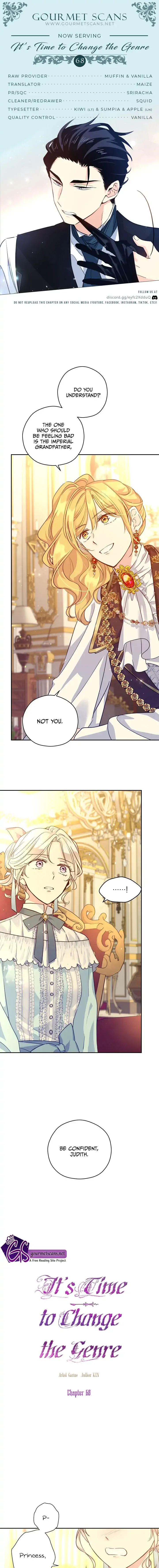 It's Time to Change the Genre Chapter 68 page 1