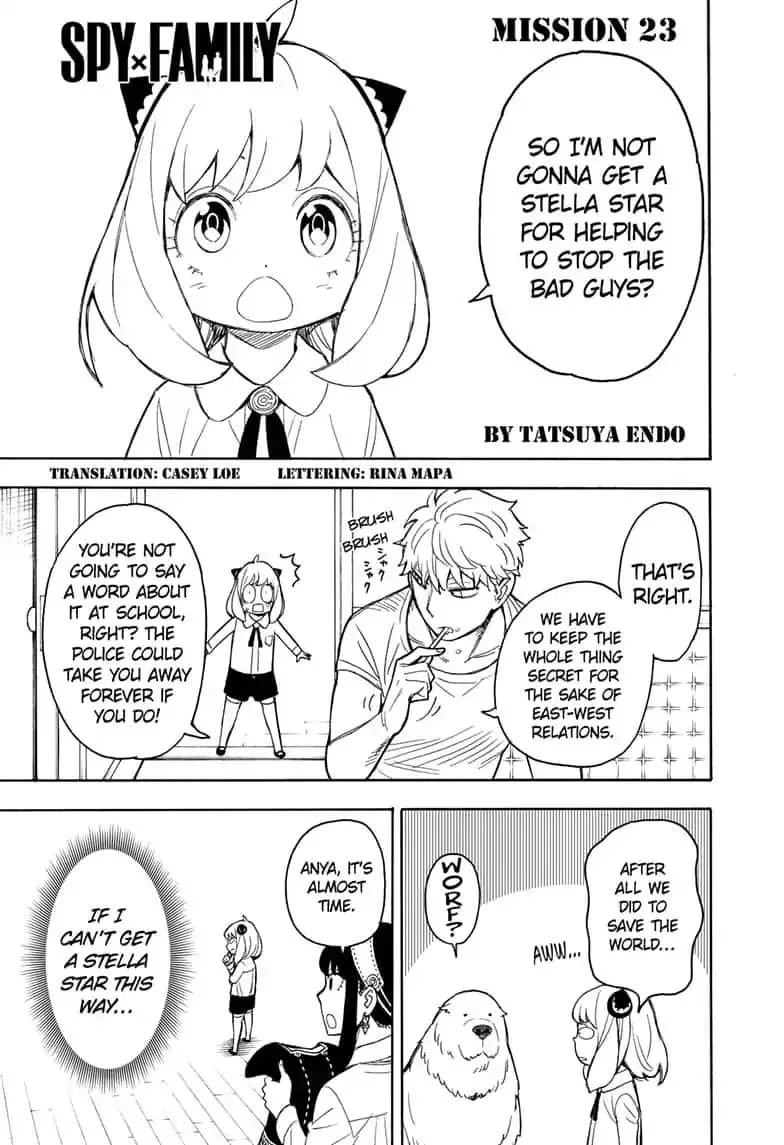 SPY x FAMILY Chapter 23 page 1