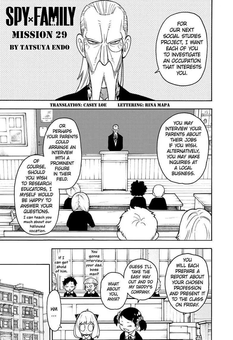 SPY x FAMILY Chapter 29 page 1