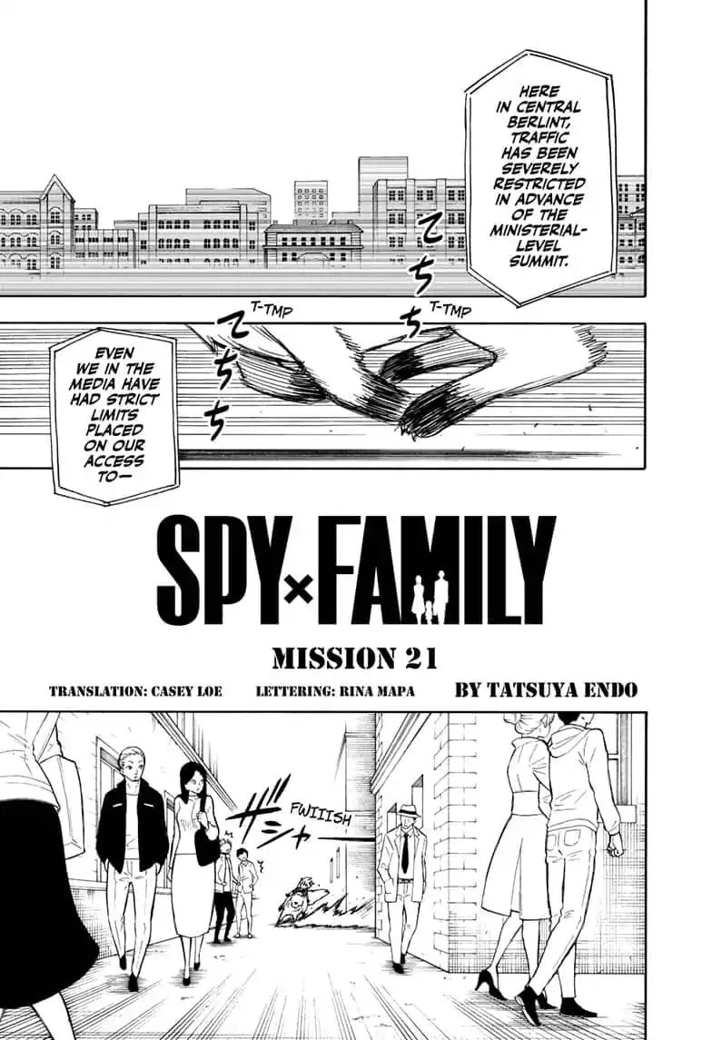 SPY x FAMILY Chapter 21 page 1