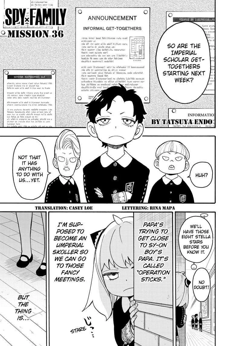 SPY x FAMILY Chapter 36 page 1