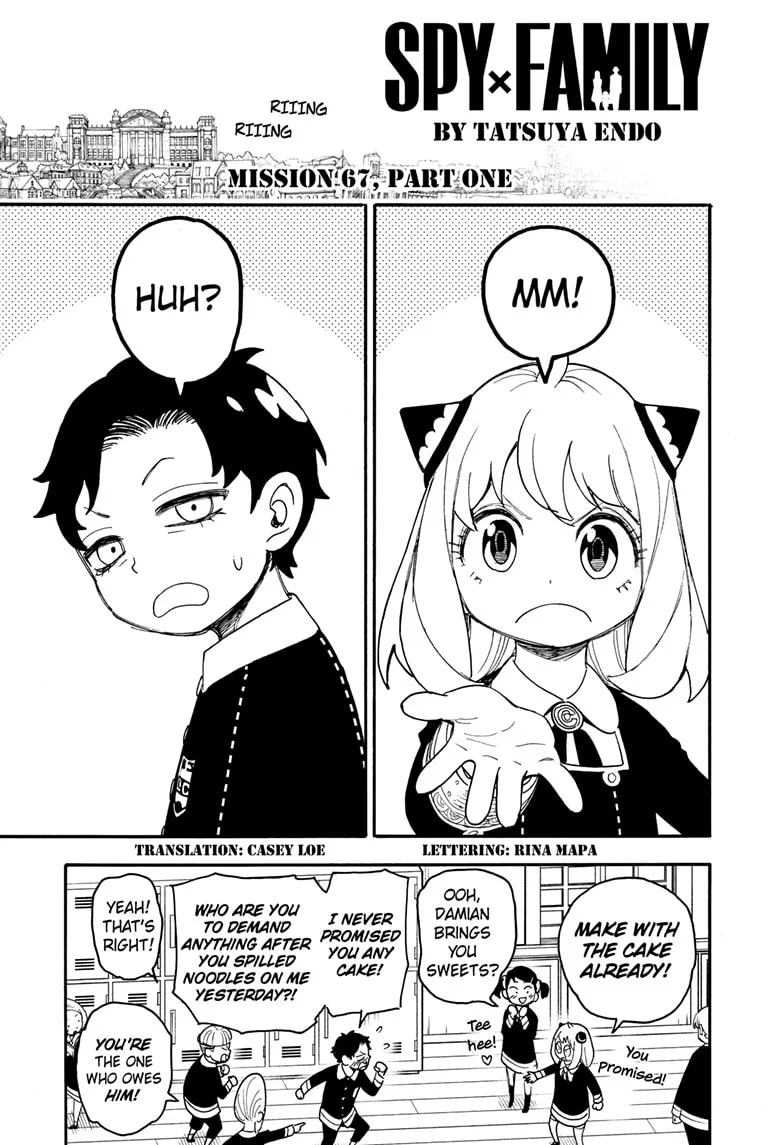 SPY x FAMILY Chapter 67.1 page 1