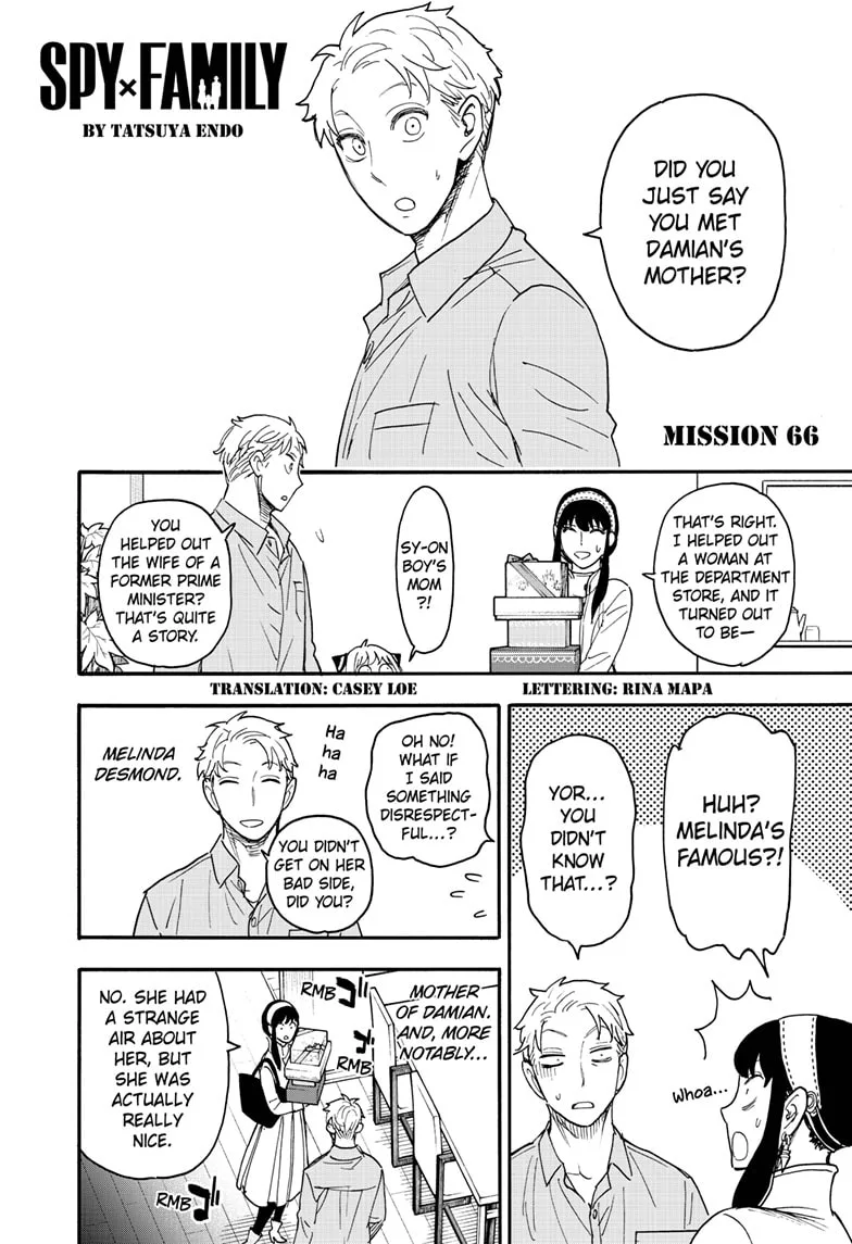 SPY x FAMILY Chapter 66 page 1