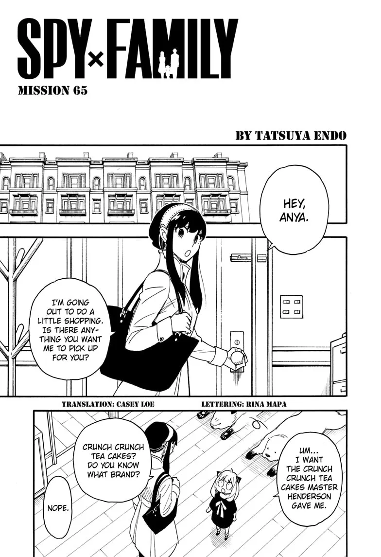 SPY x FAMILY Chapter 65 page 1