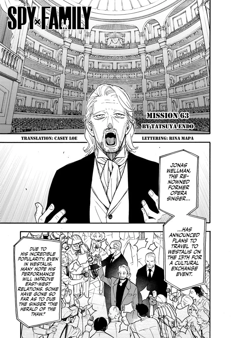 SPY x FAMILY Chapter 63 page 1
