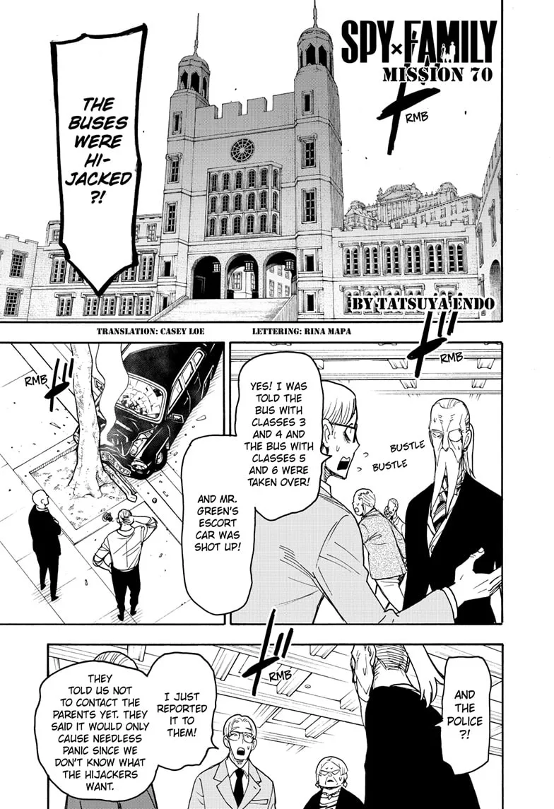 SPY x FAMILY Chapter 70 page 1