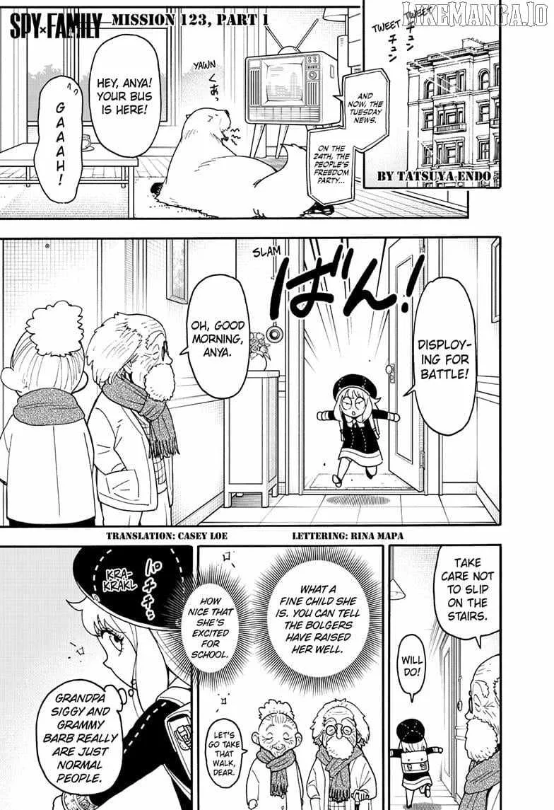 SPY x FAMILY Chapter 123 page 1