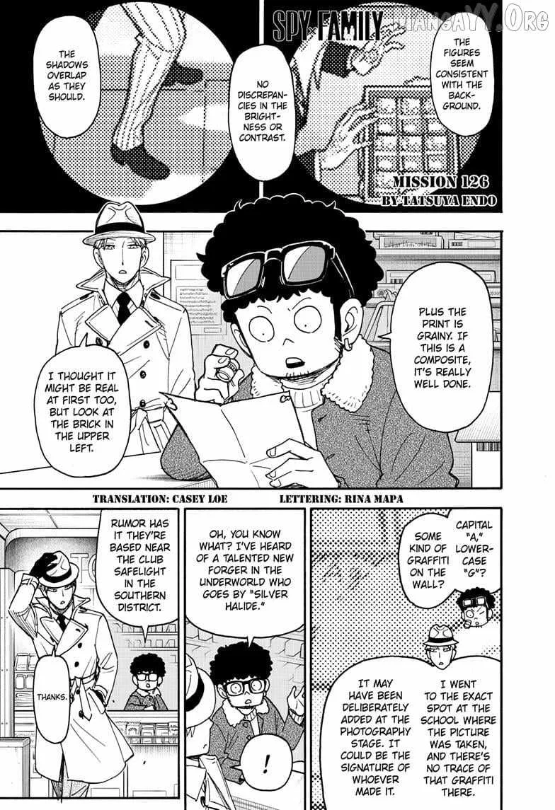 SPY x FAMILY Chapter 126 page 1
