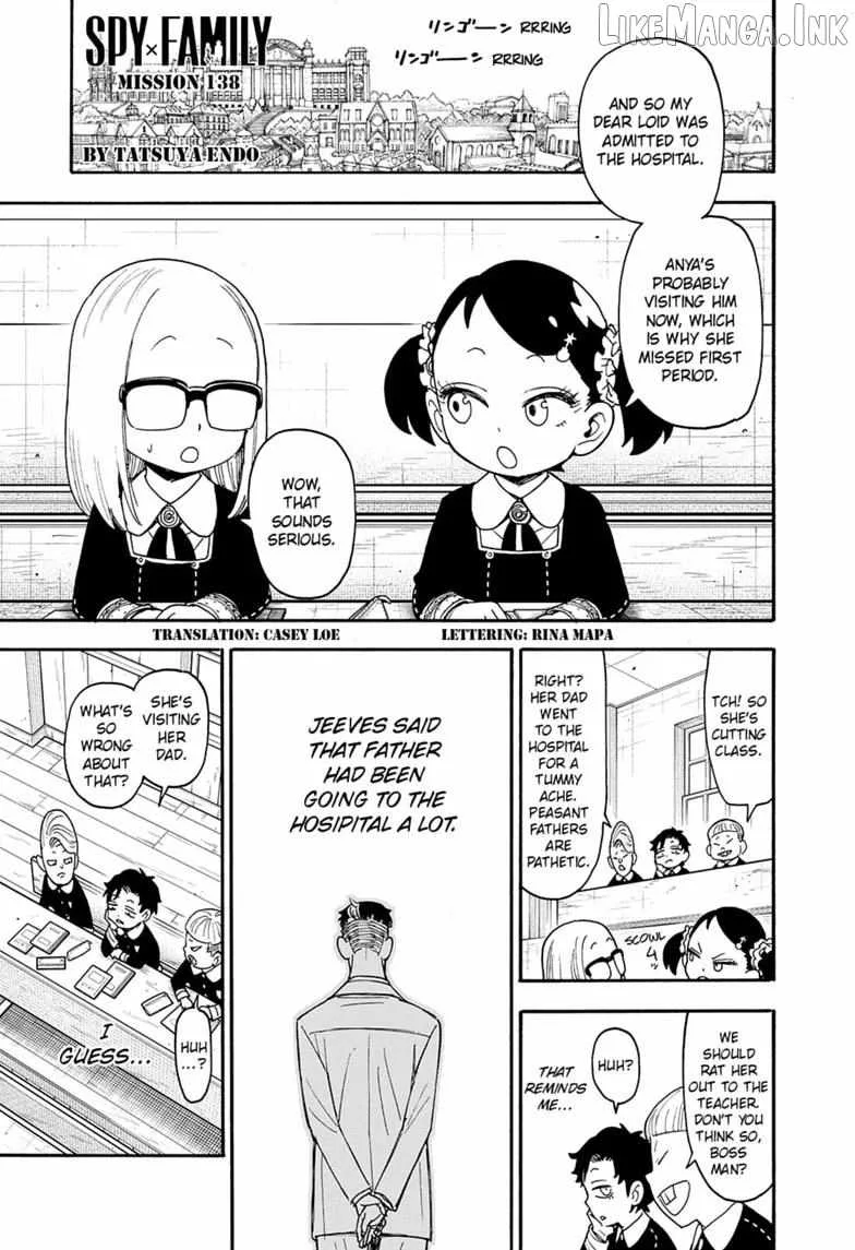 SPY x FAMILY Chapter 138 page 1