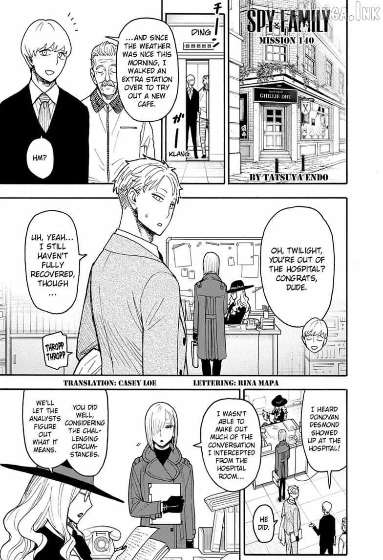SPY x FAMILY Chapter 140 page 1