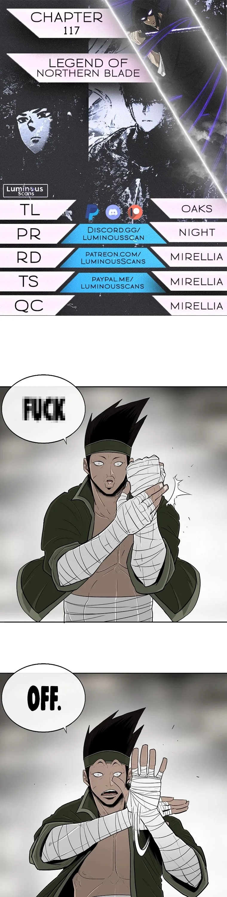 Legend of the Northern Blade Chapter 117 page 1