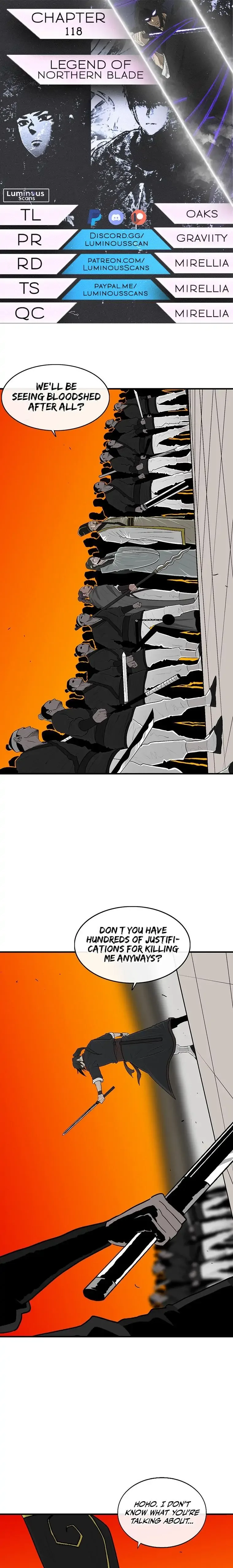 Legend of the Northern Blade Chapter 118 page 1