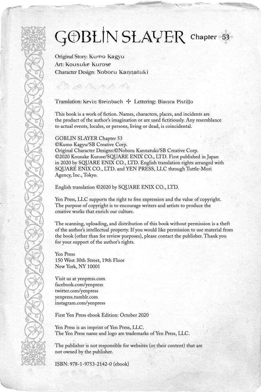 Goblin Slayer Chapter 53 page 26