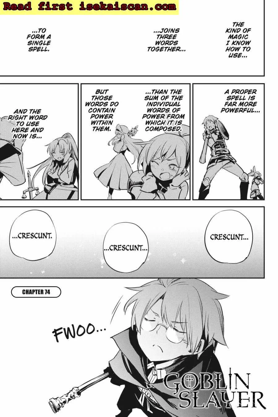 Goblin Slayer Chapter 74 page 2