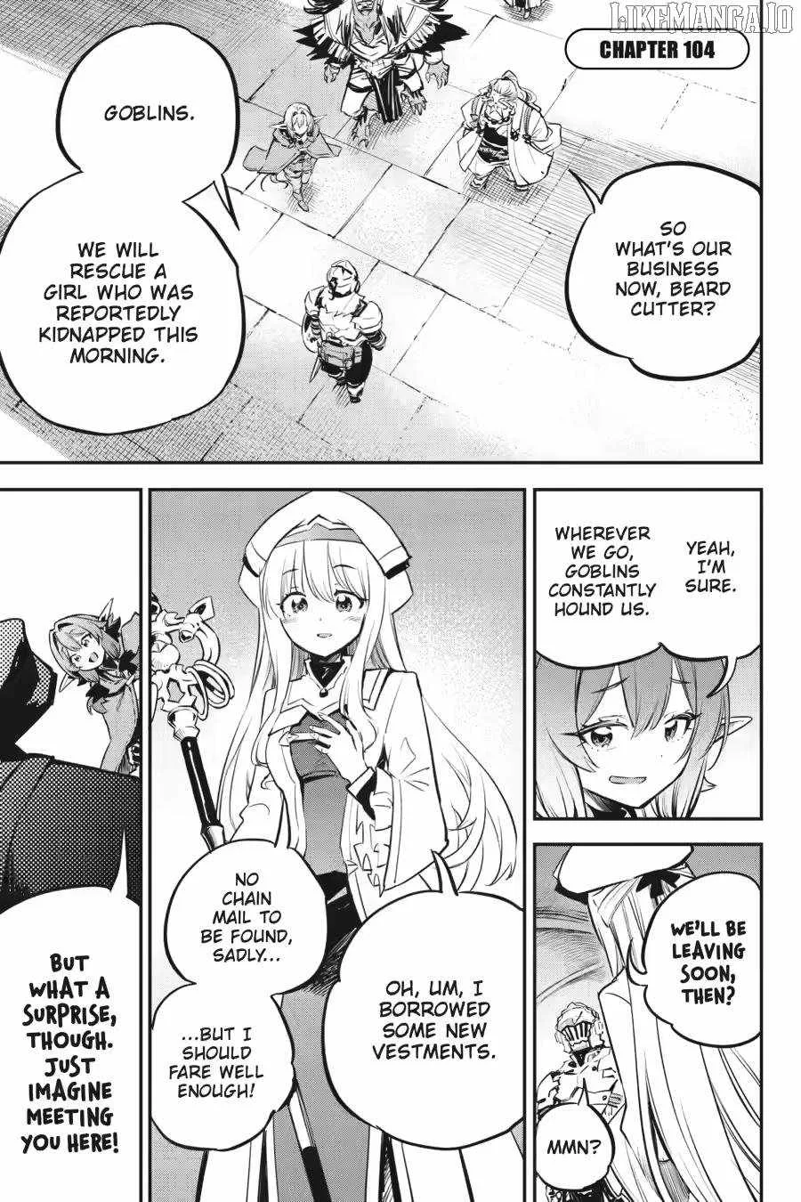Goblin Slayer Chapter 104 page 1