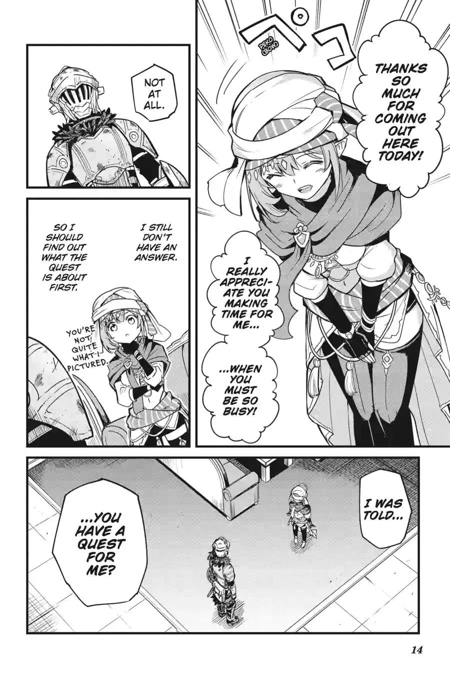 Goblin Slayer Chapter 116 page 14