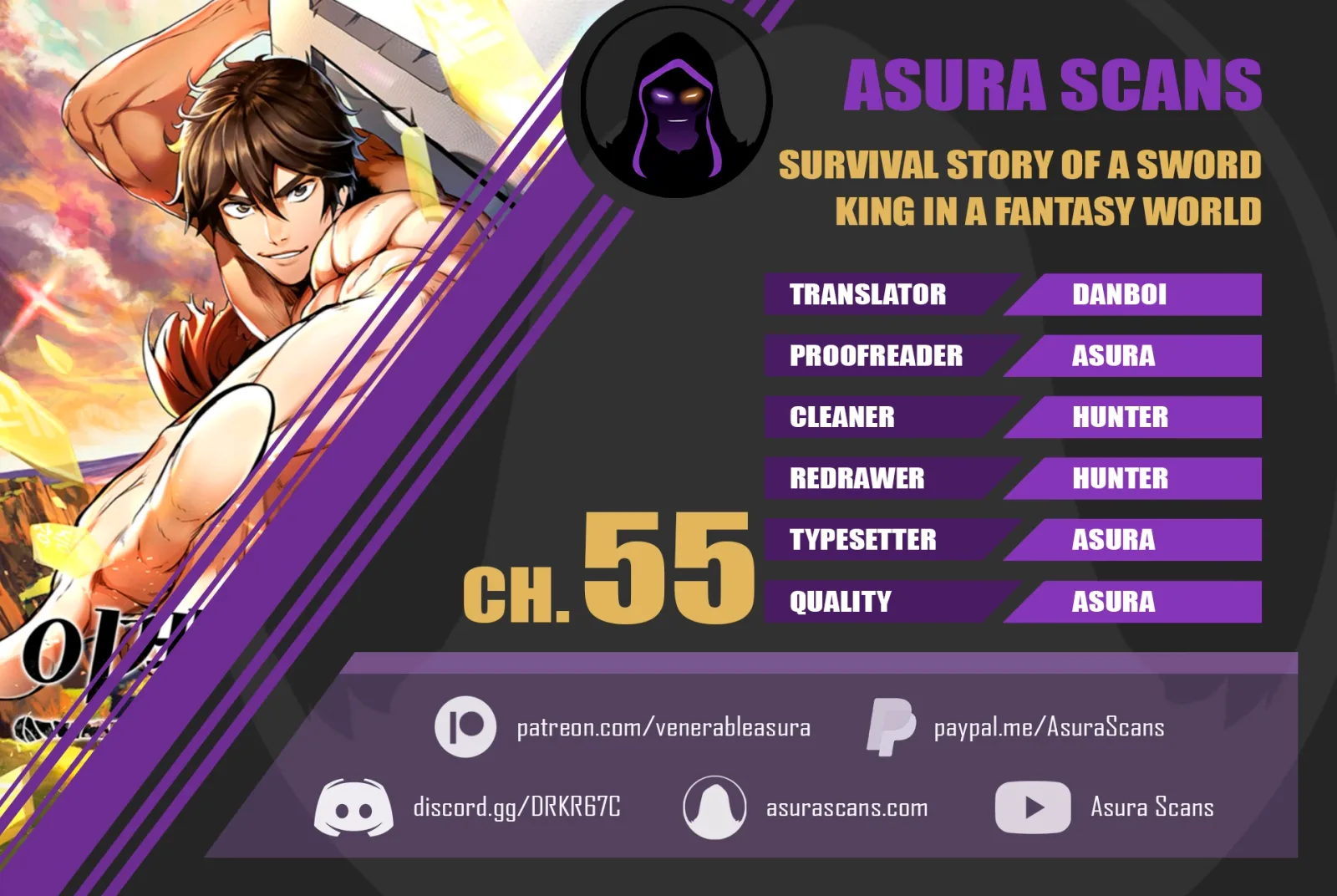 Survival Story of a Sword King in a Fantasy World Chapter 55 page 1