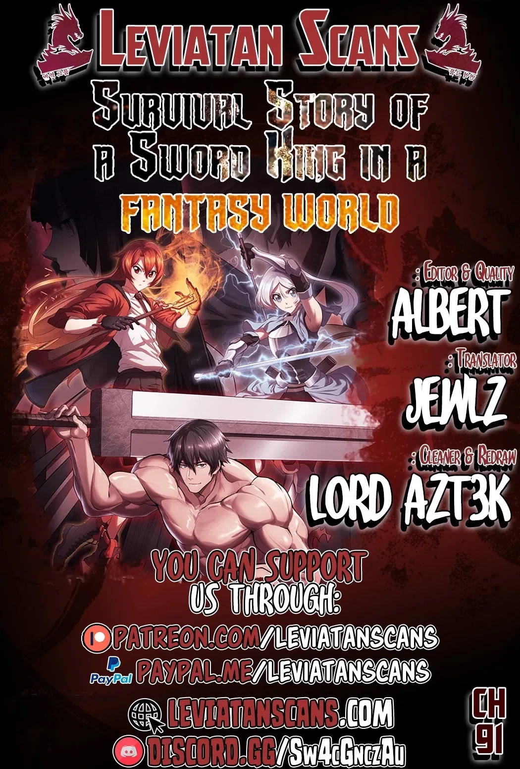 Survival Story of a Sword King in a Fantasy World Chapter 91 page 1