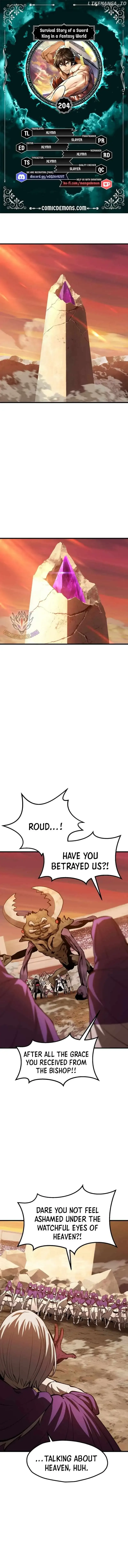 Survival Story of a Sword King in a Fantasy World Chapter 204 page 1