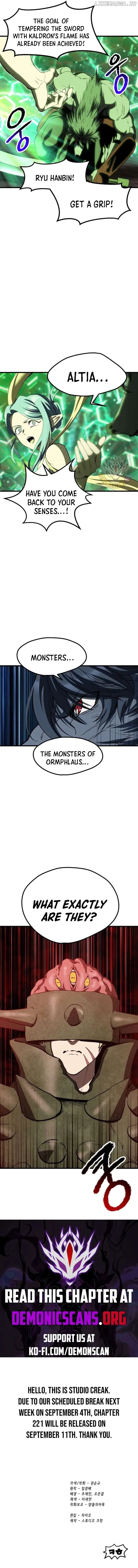 Survival Story of a Sword King in a Fantasy World Chapter 220 page 22