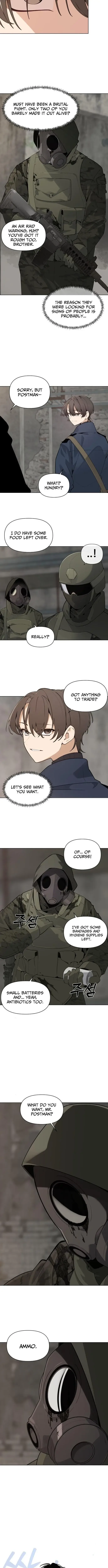 The Postman Walking Through the Apocalypse Chapter 1 page 9