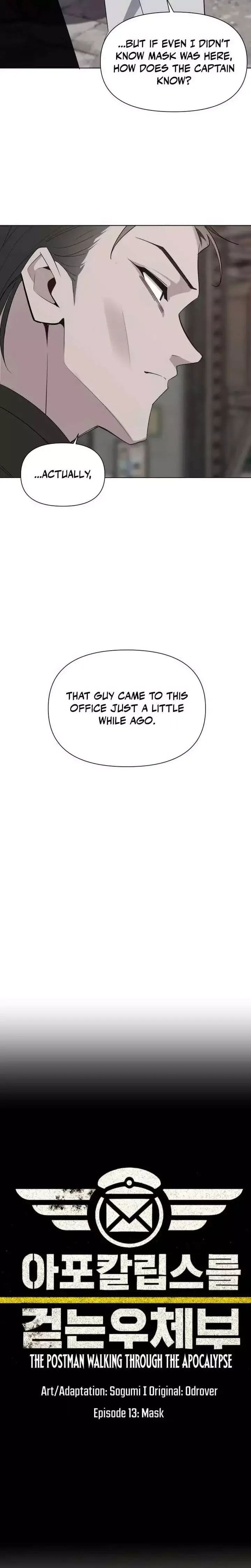 The Postman Walking Through the Apocalypse Chapter 13 page 3