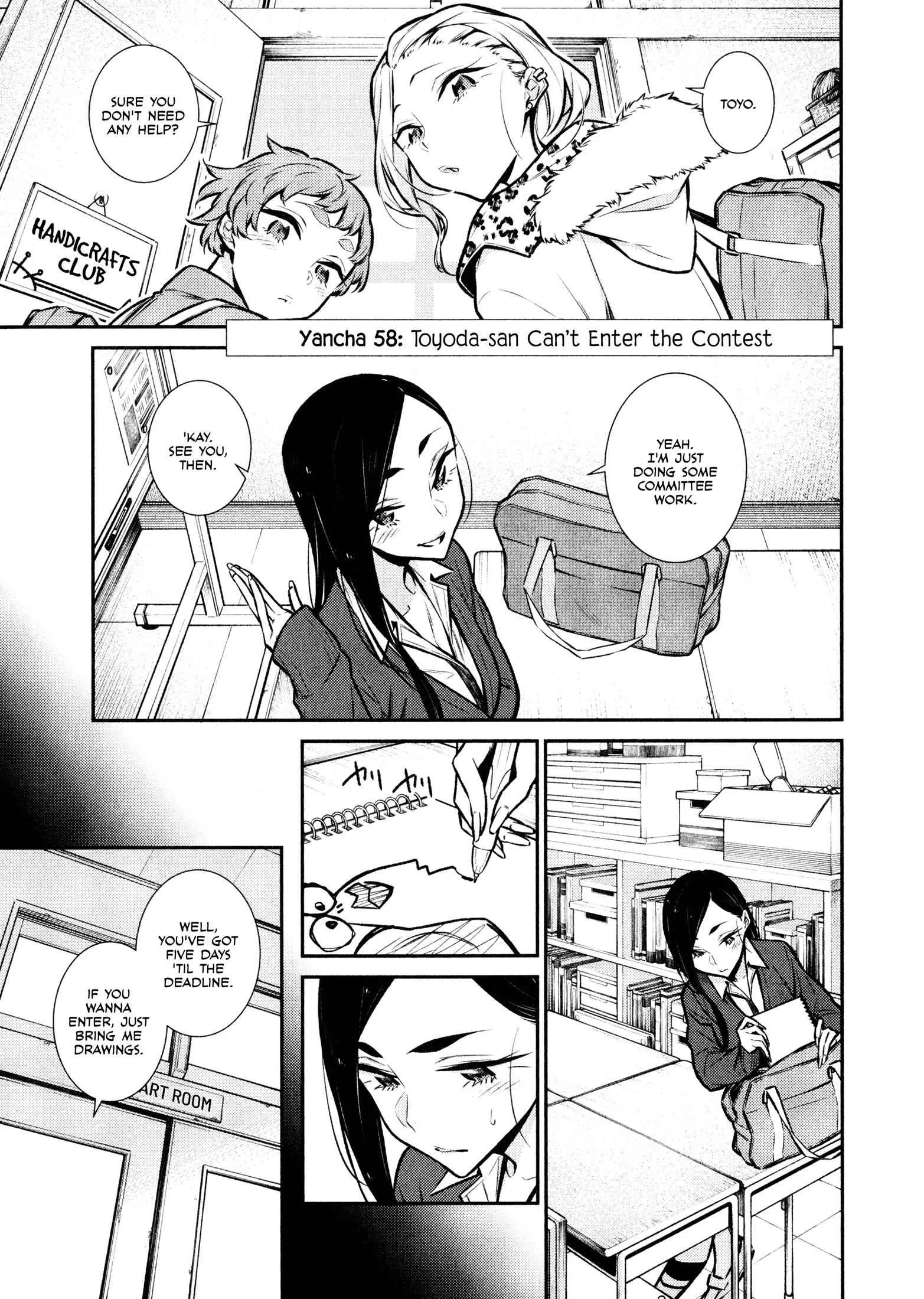 Yancha Gal No Anjou-San Chapter 58 page 1