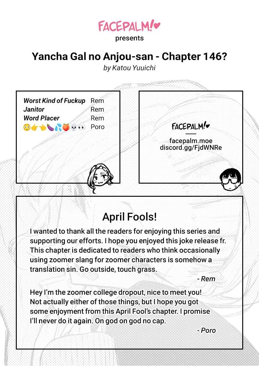 Yancha Gal No Anjou-San Chapter 146 page 14
