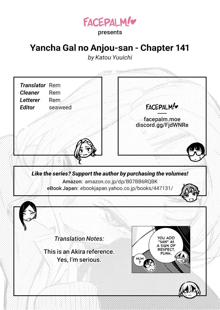 Yancha Gal No Anjou-San Chapter 141 page 14