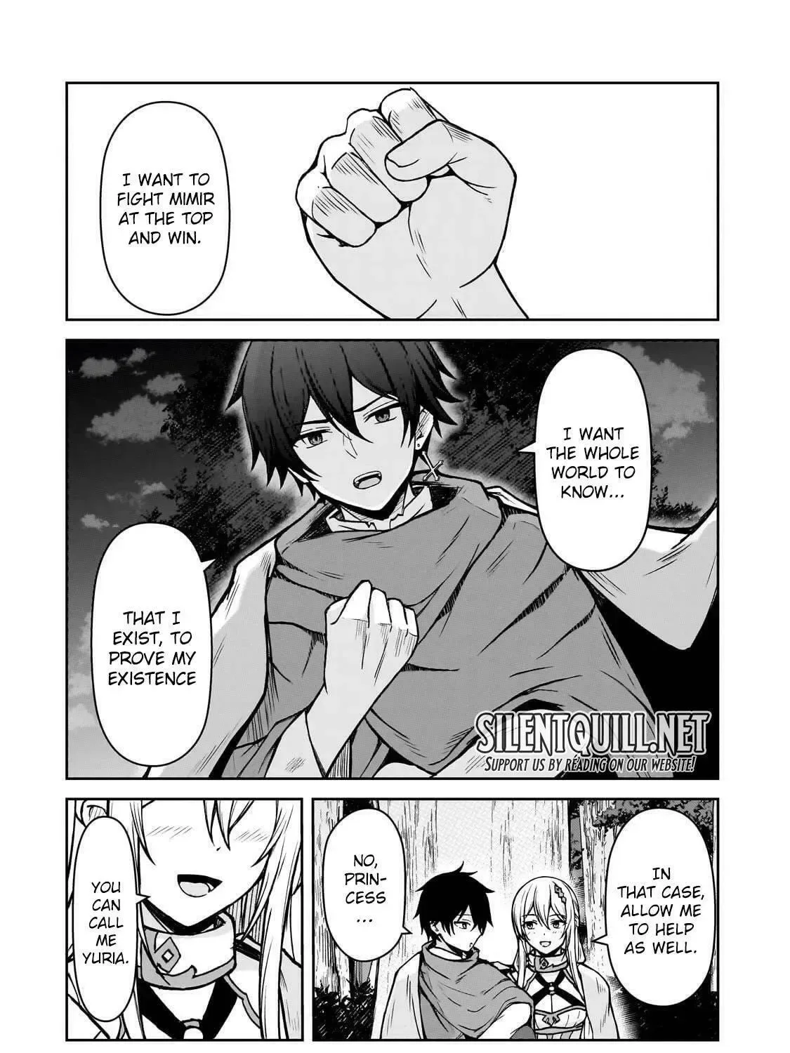 Munou to Iware Tsuzuketa Madoushi, Jitsu wa Sekai Saikyou Nanoni Yuuhei Sareteita node Jikaku Nashi Chapter 3 page 37