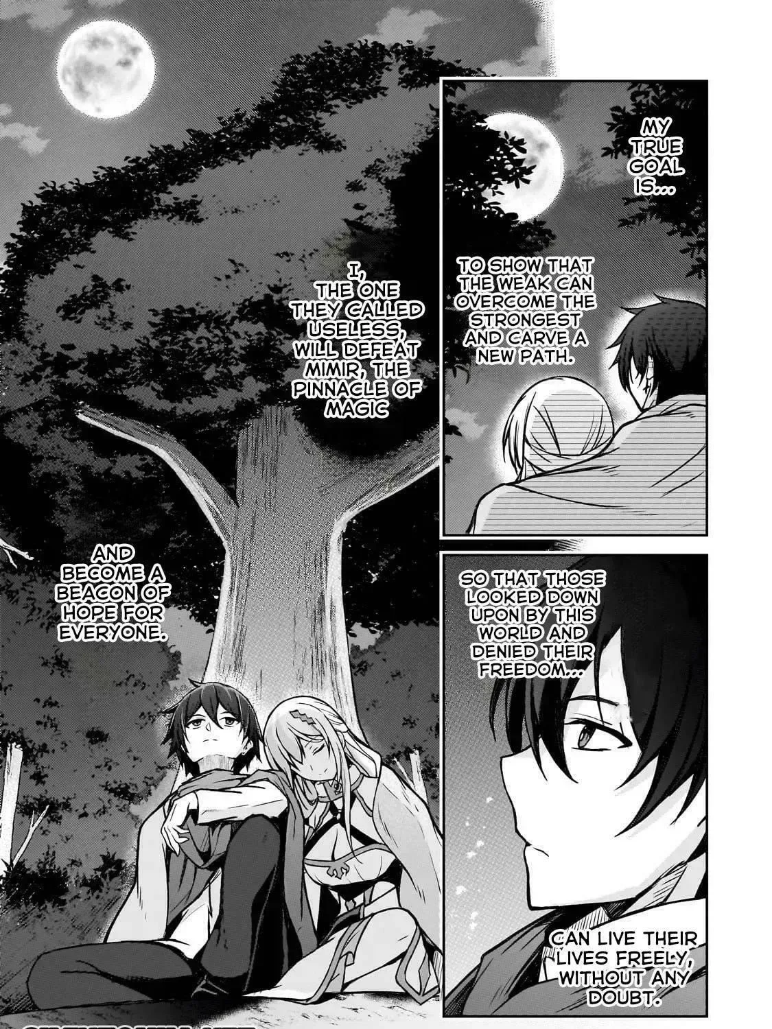 Munou to Iware Tsuzuketa Madoushi, Jitsu wa Sekai Saikyou Nanoni Yuuhei Sareteita node Jikaku Nashi Chapter 3 page 47