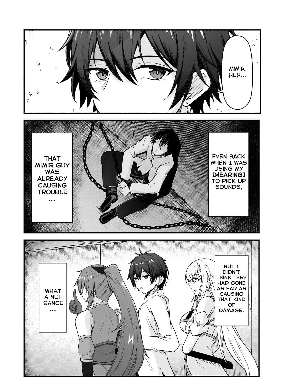 Munou to Iware Tsuzuketa Madoushi, Jitsu wa Sekai Saikyou Nanoni Yuuhei Sareteita node Jikaku Nashi Chapter 5 page 57