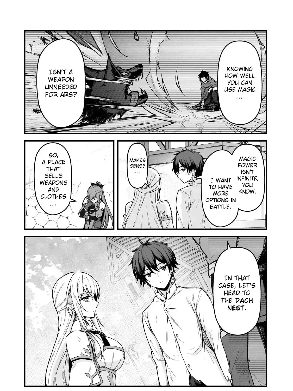 Munou to Iware Tsuzuketa Madoushi, Jitsu wa Sekai Saikyou Nanoni Yuuhei Sareteita node Jikaku Nashi Chapter 6.1 page 9