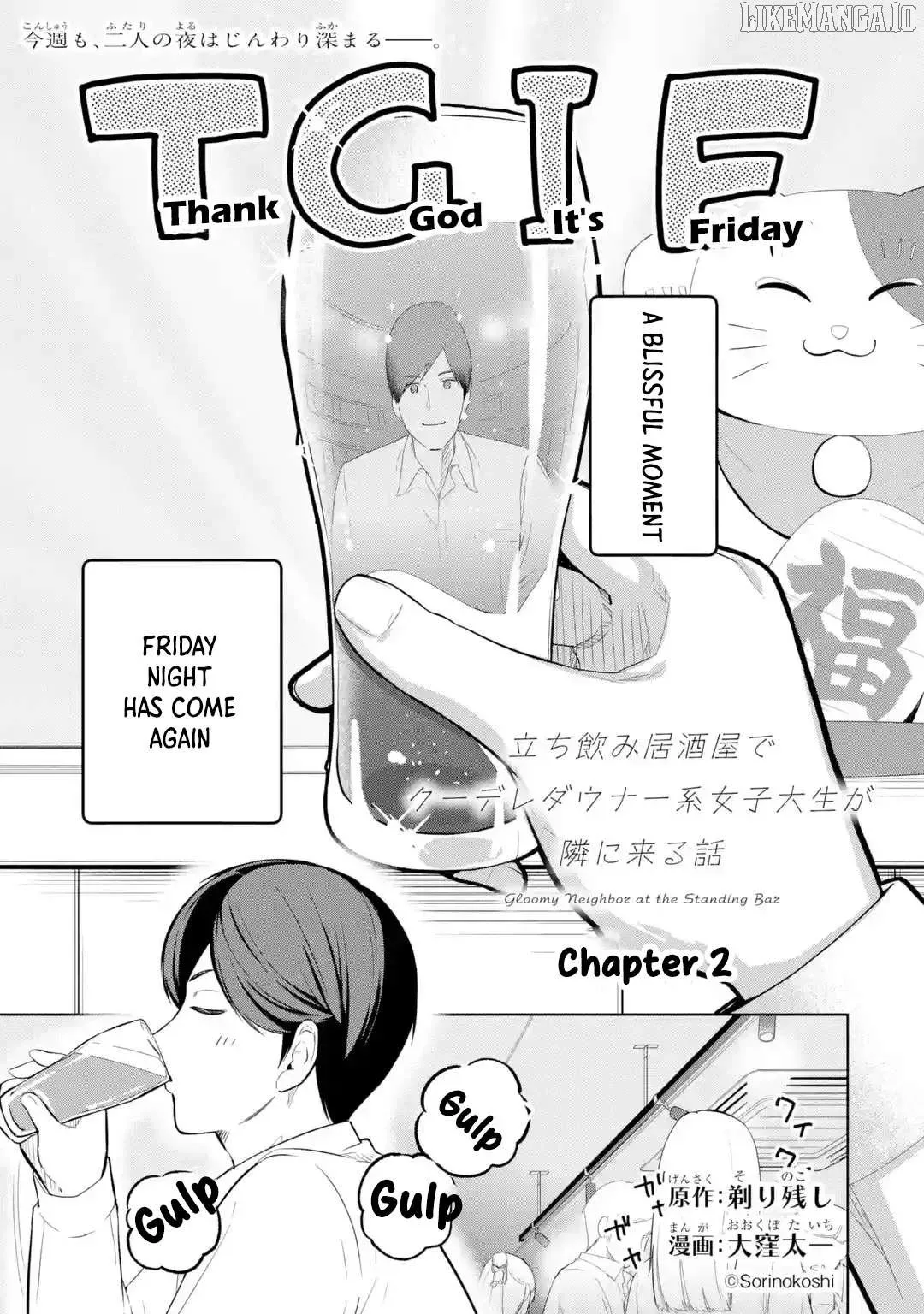 Tachi Nomi Izakaya De Kei Joshidaisei Ga Tonari Ni Kuru Hanashi Chapter 2 page 1