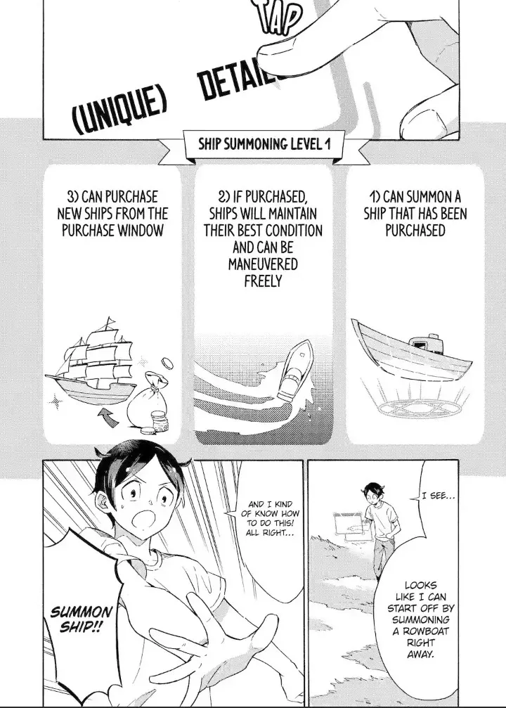 The Quest for the Luxury Liner: Seize the Rich Life with a Ship-Summoning Skill in Another World Chapter 1.1 page 8