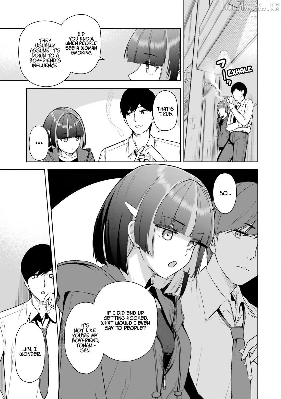 Tachi Nomi Izakaya De Kei Joshidaisei Ga Tonari Ni Kuru Hanashi Chapter 8.1 page 5