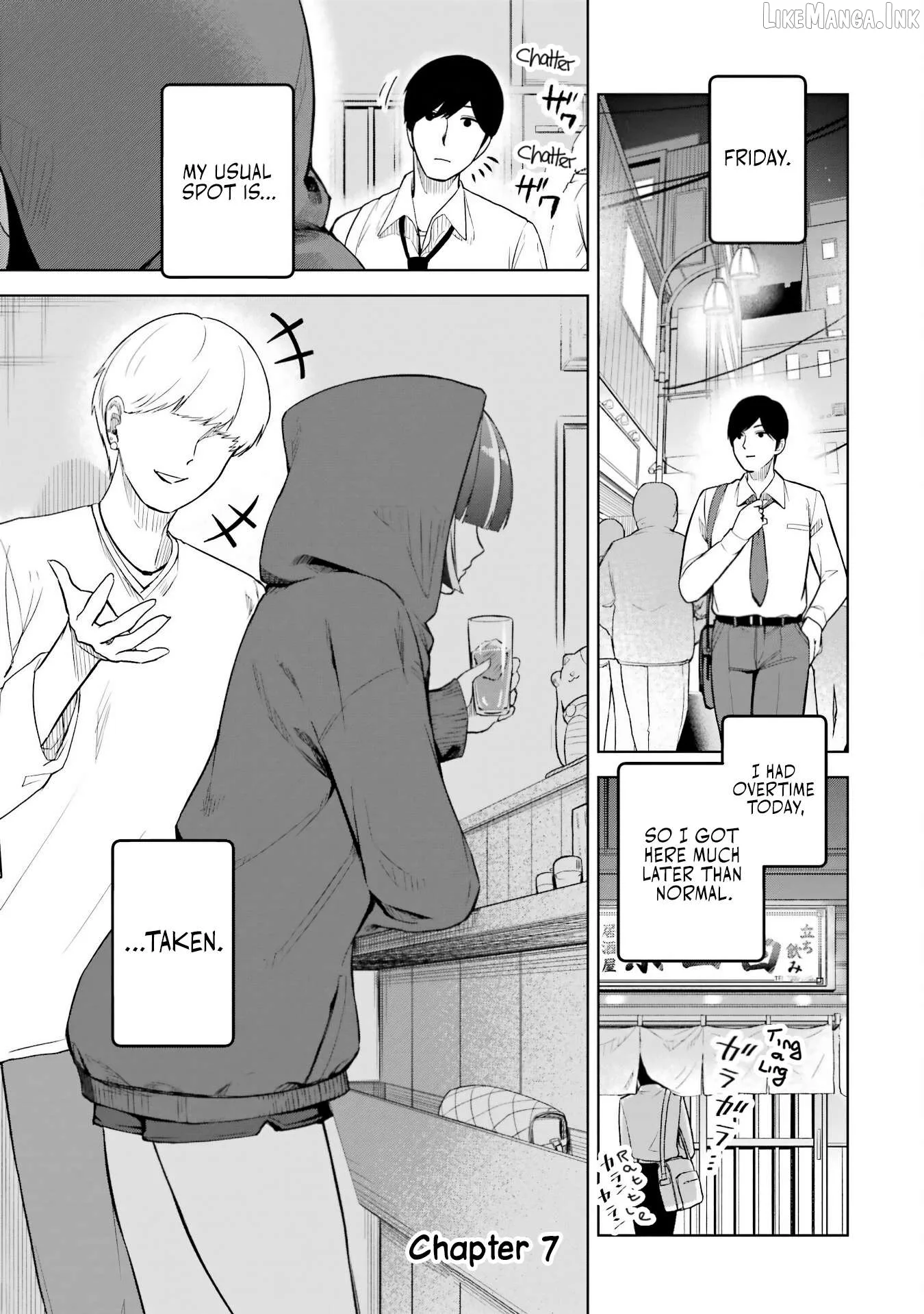 Tachi Nomi Izakaya De Kei Joshidaisei Ga Tonari Ni Kuru Hanashi Chapter 7 page 2