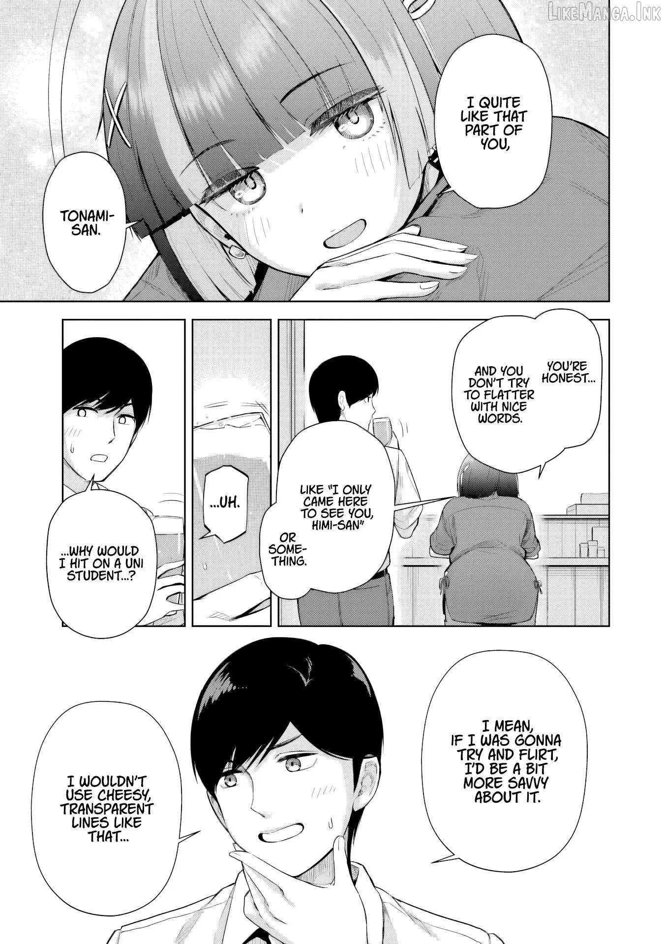 Tachi Nomi Izakaya De Kei Joshidaisei Ga Tonari Ni Kuru Hanashi Chapter 10 page 8