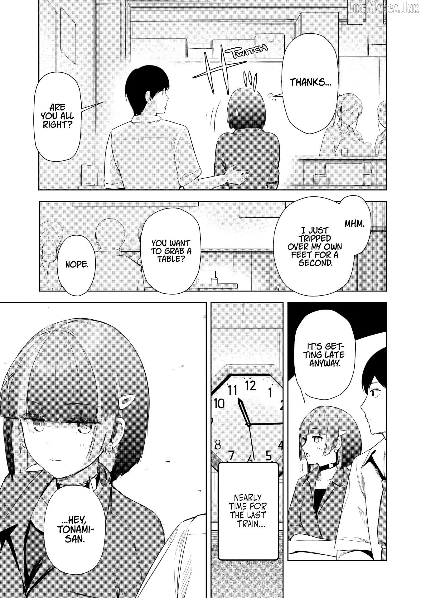 Tachi Nomi Izakaya De Kei Joshidaisei Ga Tonari Ni Kuru Hanashi Chapter 10 page 18