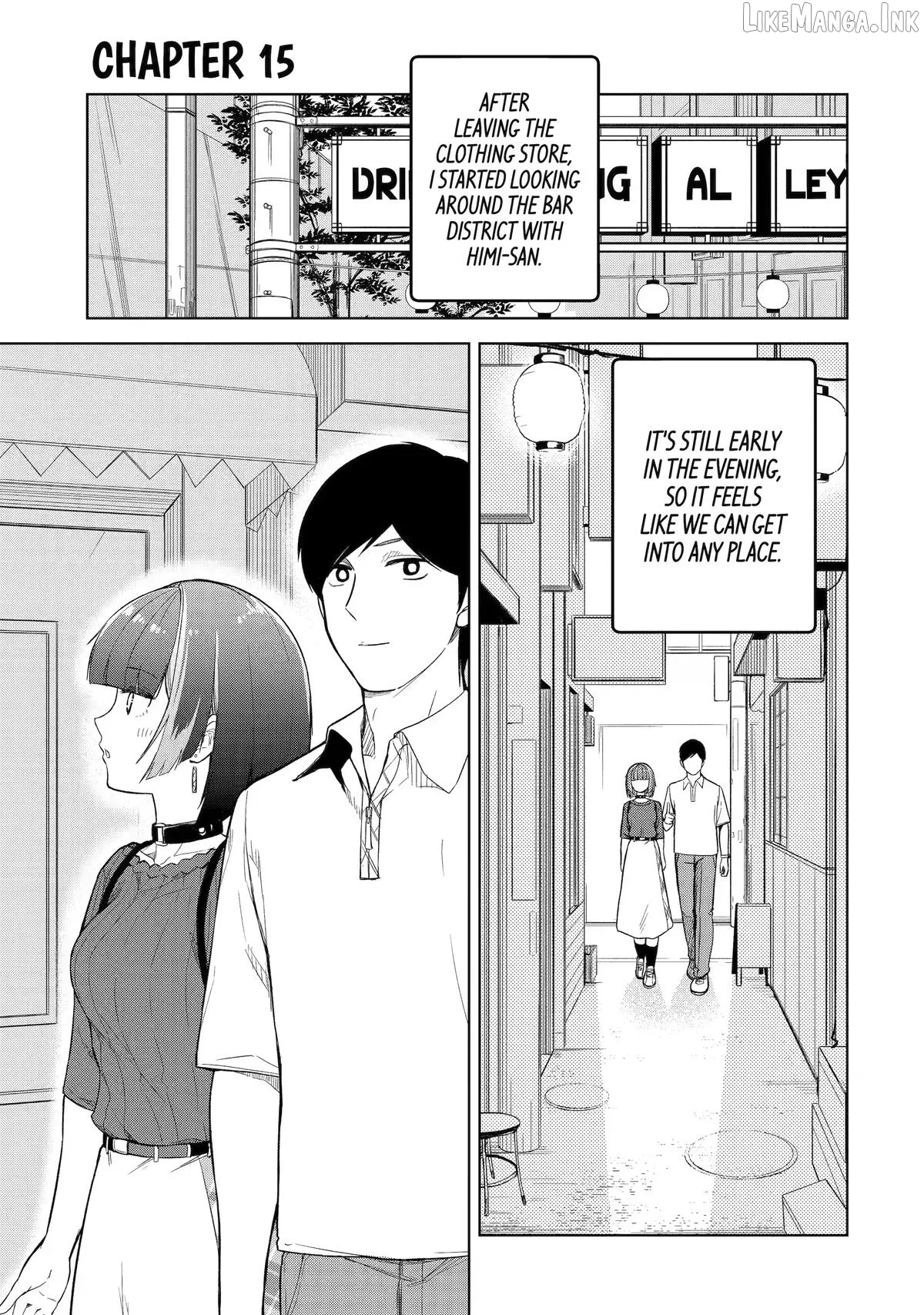 Tachi Nomi Izakaya De Kei Joshidaisei Ga Tonari Ni Kuru Hanashi Chapter 15 page 1