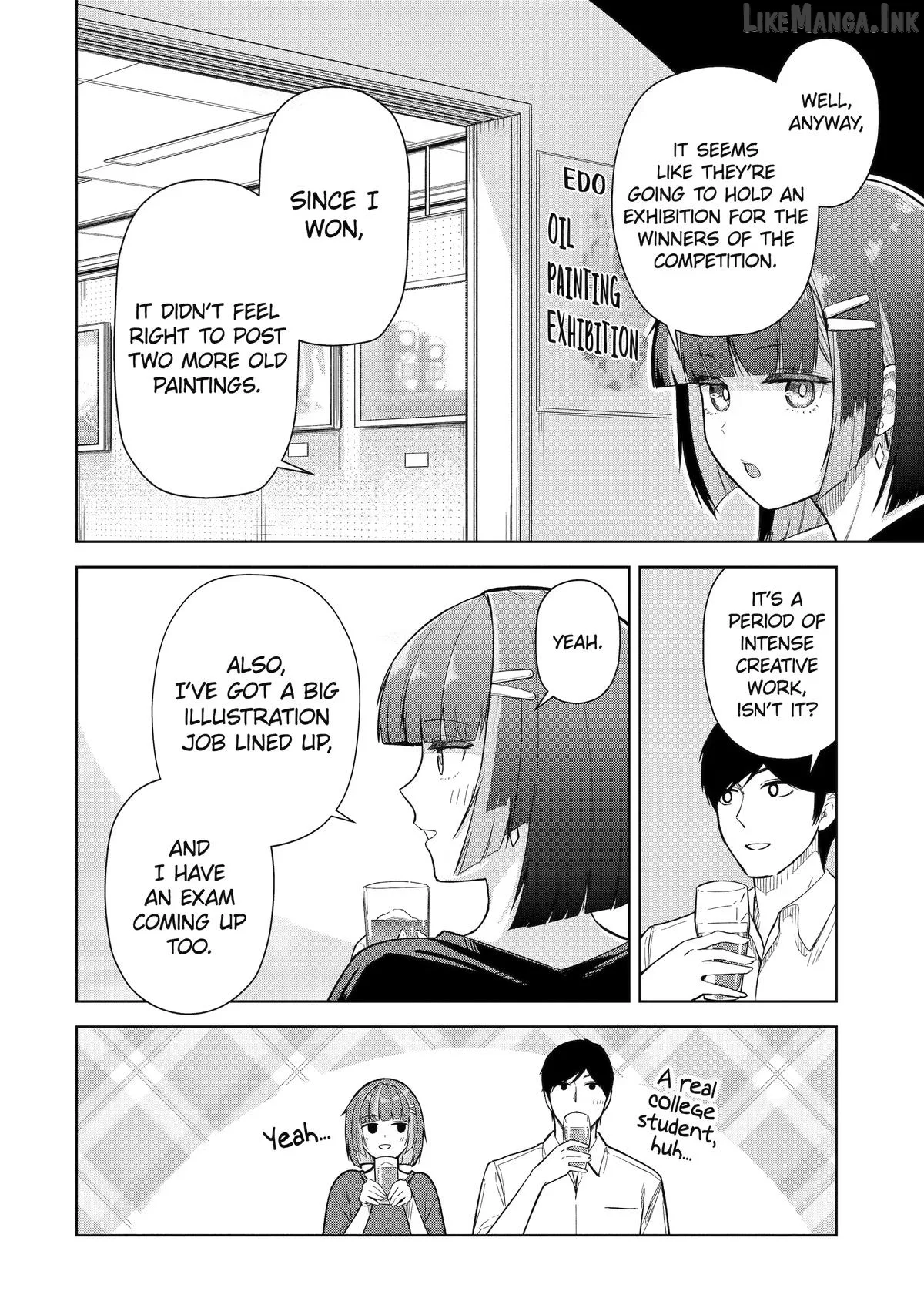 Tachi Nomi Izakaya De Kei Joshidaisei Ga Tonari Ni Kuru Hanashi Chapter 16 page 10