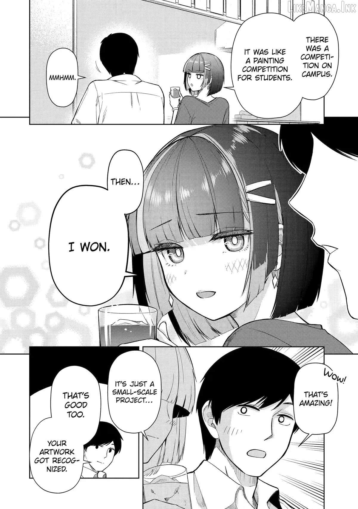 Tachi Nomi Izakaya De Kei Joshidaisei Ga Tonari Ni Kuru Hanashi Chapter 16 page 8