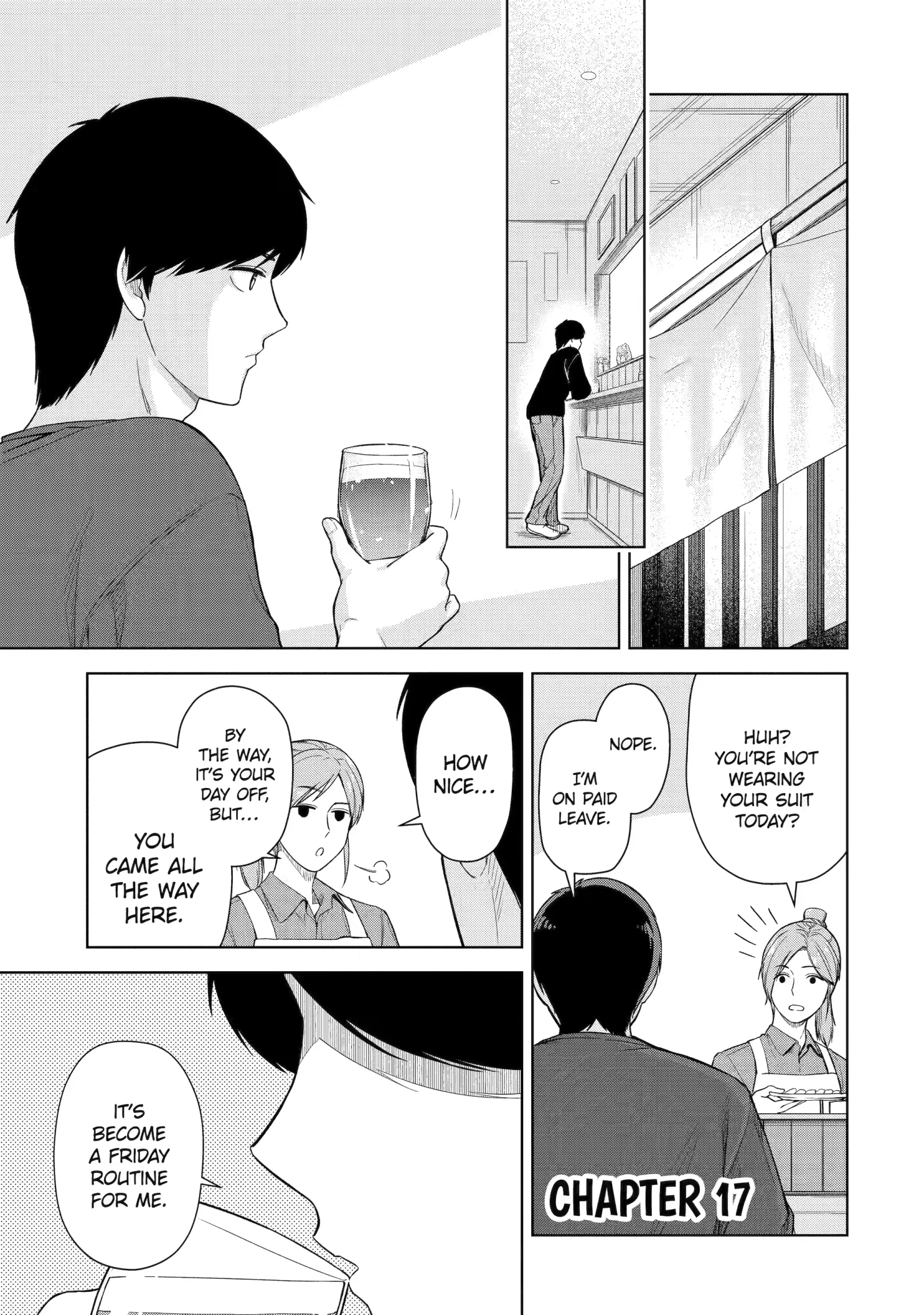 Tachi Nomi Izakaya De Kei Joshidaisei Ga Tonari Ni Kuru Hanashi Chapter 17 page 1