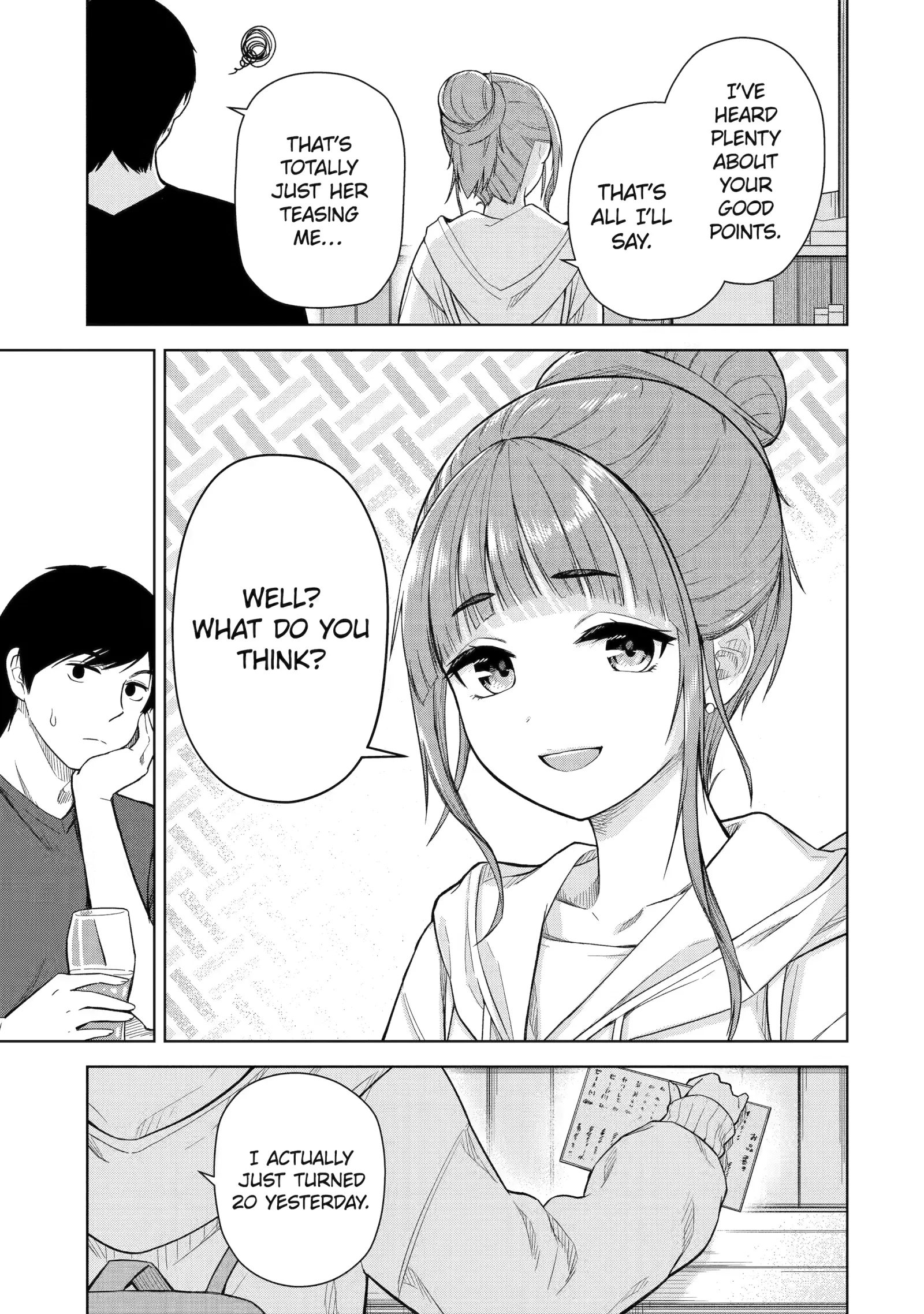 Tachi Nomi Izakaya De Kei Joshidaisei Ga Tonari Ni Kuru Hanashi Chapter 17 page 19