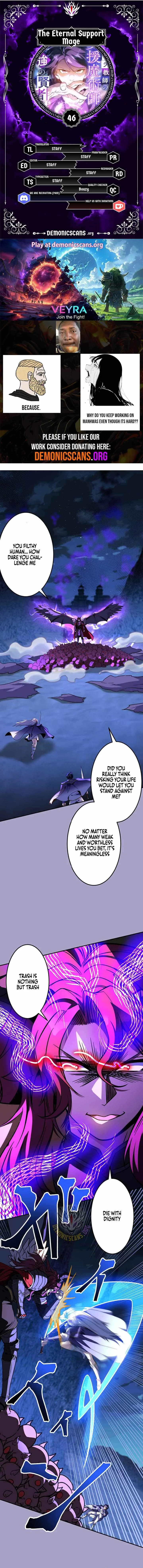 The Eternal Support Mage Becomes the Strongest Sage Chapter 46 page 1