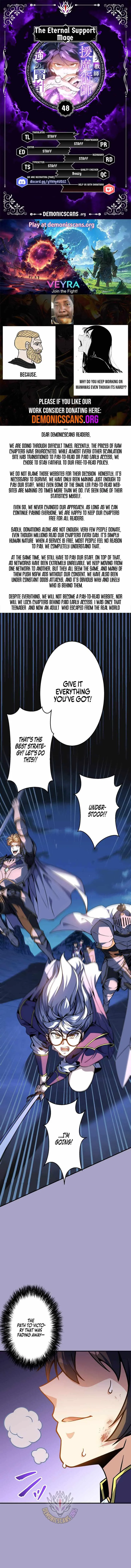 The Eternal Support Mage Becomes the Strongest Sage Chapter 48 page 1
